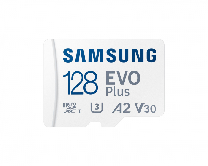 Samsung EVO Plus microSDXC UHS-I U3 128GB & SD adapter - Flash Memory Card