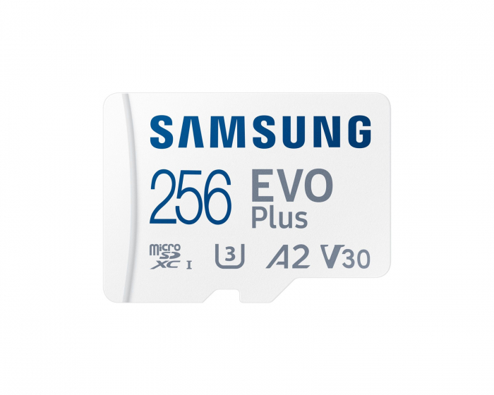 Samsung EVO Plus microSDXC UHS-I U3 256GB & SD adapter - Flash Memory Card