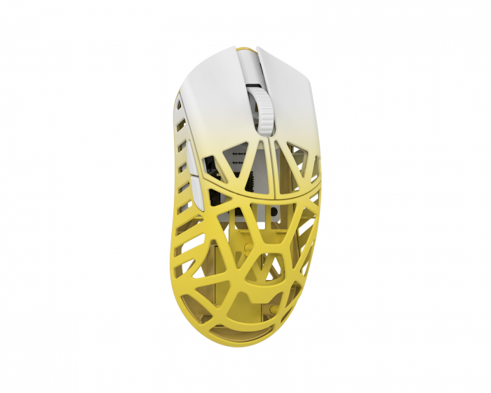 WLMouse BEAST X Mini Wireless Gaming Mouse - White/Yellow