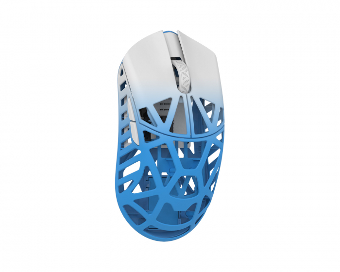 WLMouse BEAST X Max Wireless Gaming Mouse - White/Blue [Omron Opticals]