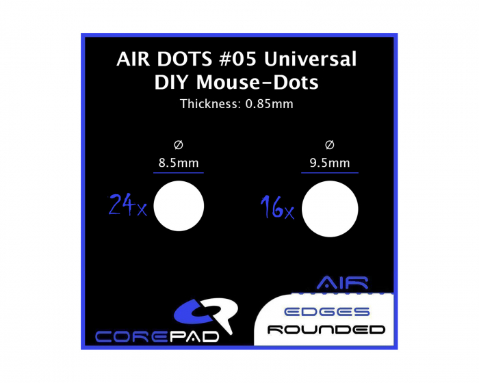 Corepad Dots AIR - Universal DIY - Ø 8.5/9.5mm - 0.85mm