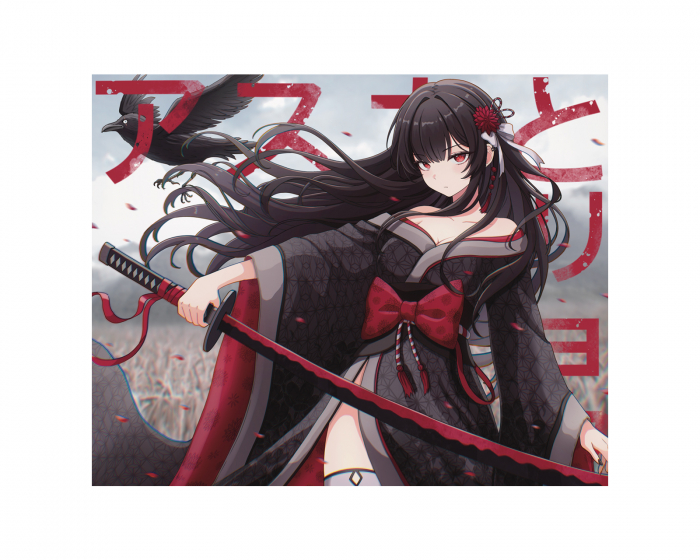 Gamesense Asuka Sonar Kimono Glass Mousepad - Limited Edition