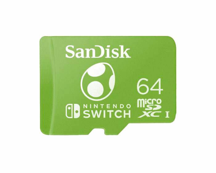 SanDisk microSDXC Card for Nintendo Switch - 64GB - Yoshi Edition