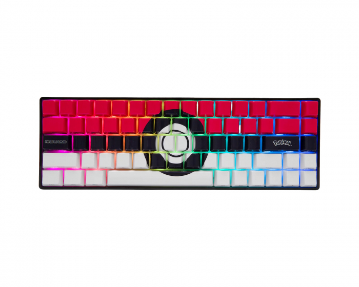 Higround Pokémon Base 65 Hotswap Gaming Keyboard - ANSI - Poké Ball [White Flame]