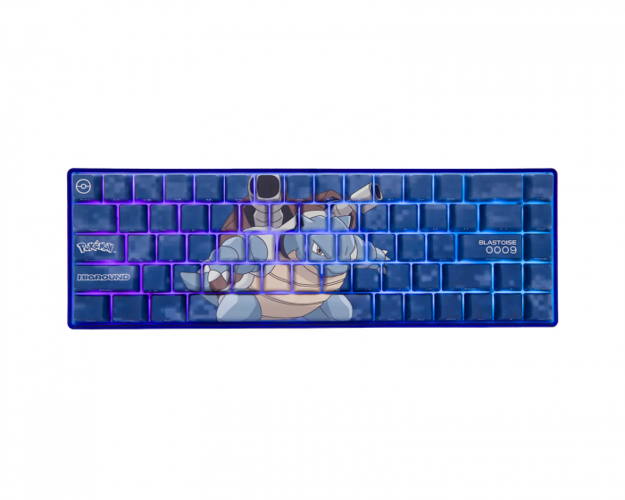 Higround Pokémon Base 65 Hotswap Gaming Keyboard - ANSI - Blastoise  [White Flame]