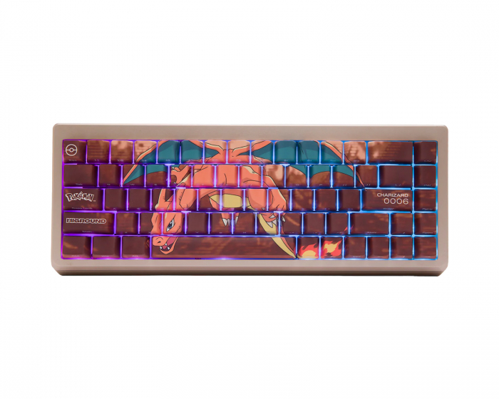 Higround Pokémon Summit 65 Hotswap Gaming Keyboard - ANSI - Charizard [Geo Linear]