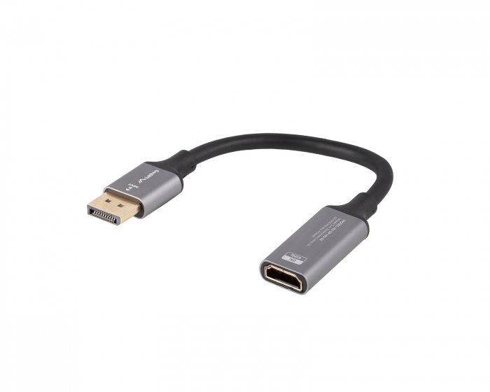 Lanberg DisplayPort to HDMI Adapter 8K Black - 0.2m