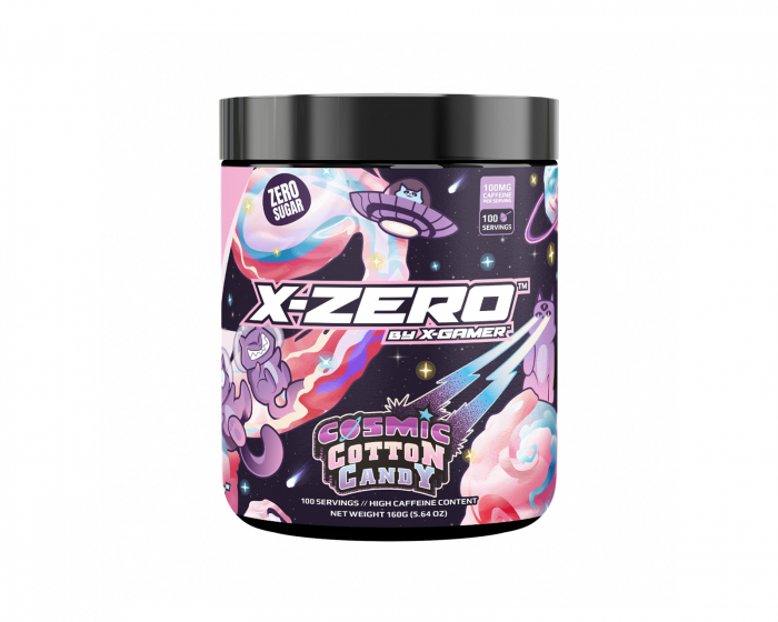 X-Gamer X-Zero Cosmic Cotton Candy - 100 Servings