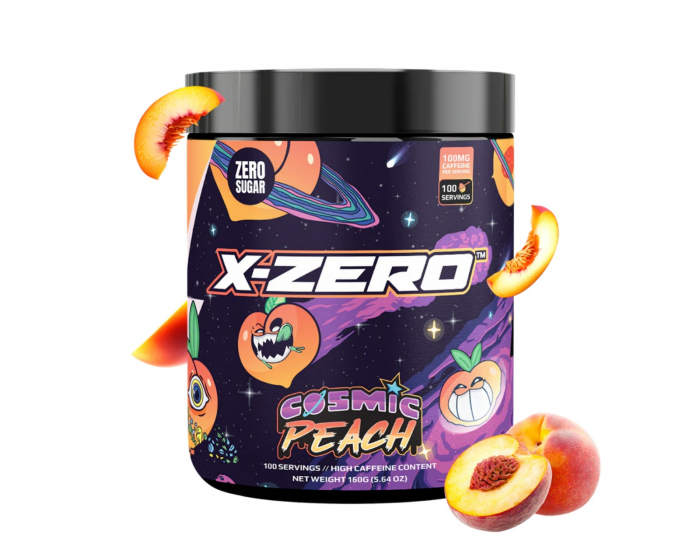 X-Gamer X-Zero Cosmic Peach - 100 Servings