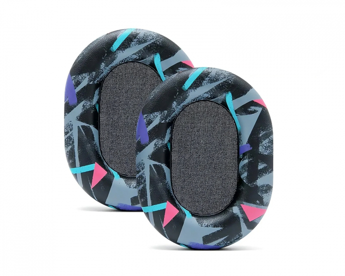 Wicked Cushions Sony XM5 Ear Cushions - PU Upgraded - 90's Black