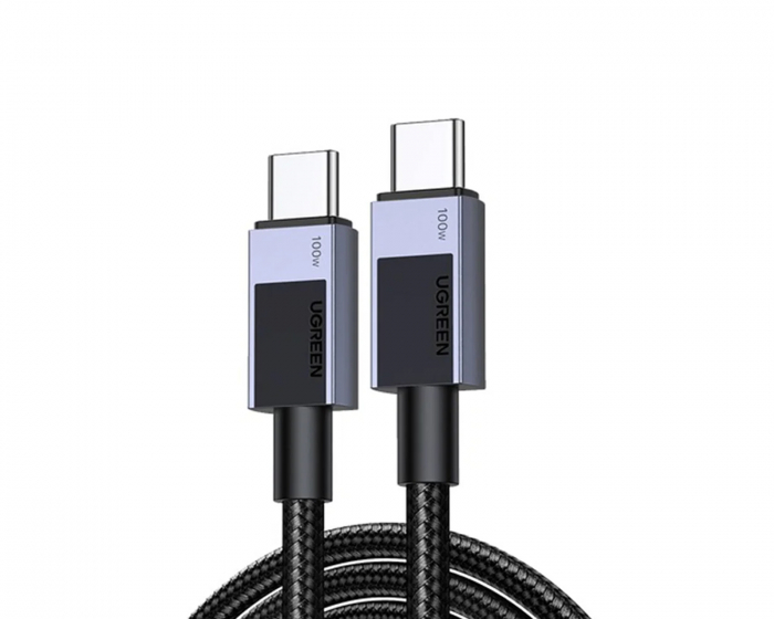 UGREEN Fast Charging USB-C to USB-C PD 100W Cable 0.5m - Space Gray