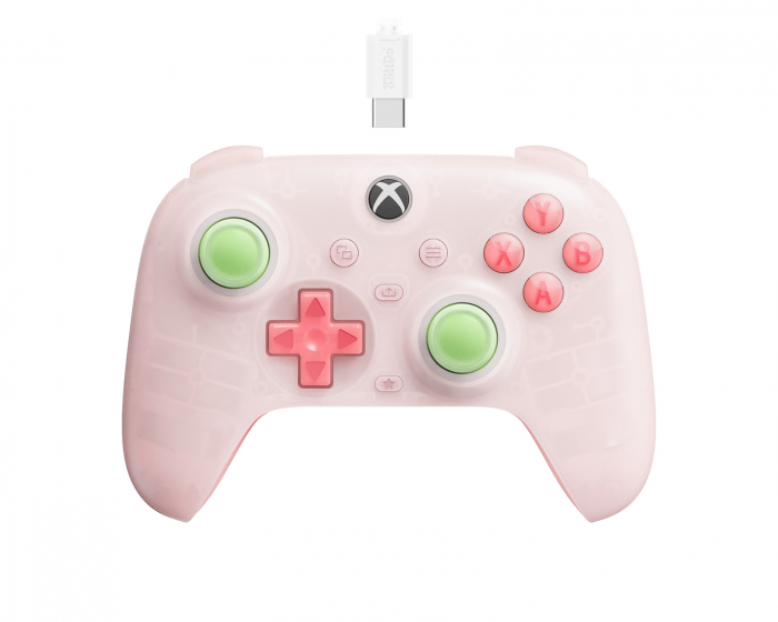 8Bitdo Ultimate Mini Wired Controller for Xbox - Clear Pink