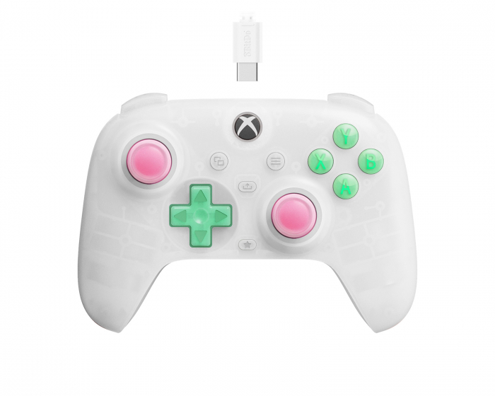 8Bitdo Ultimate Mini Wired Controller for Xbox - Clear White