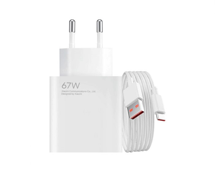 Xiaomi 67W HyperCharge Combo USB-A - White