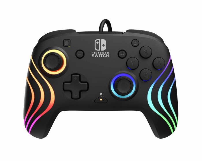 PDP Afterglow Wave Wired Controller - Black (Nintendo Switch)