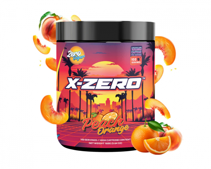 X-Gamer X-Zero Peach Orange - 100 Servings