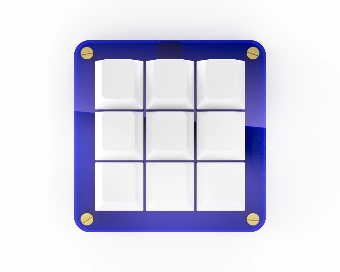 MaxCustom 9-Key MacroPad - Blue