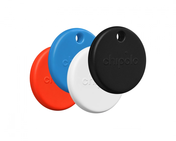 Chipolo POP 4-pack - Item Finder - Black/White/Red/Blue