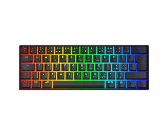 Deltaco Gaming DK470 60% ISO Hotswap Mechanical Gaming Keyboard – Black