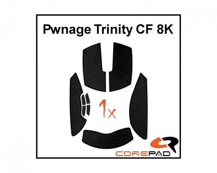 Corepad Soft Grips for Pwnage Trinity CF 8K - Black