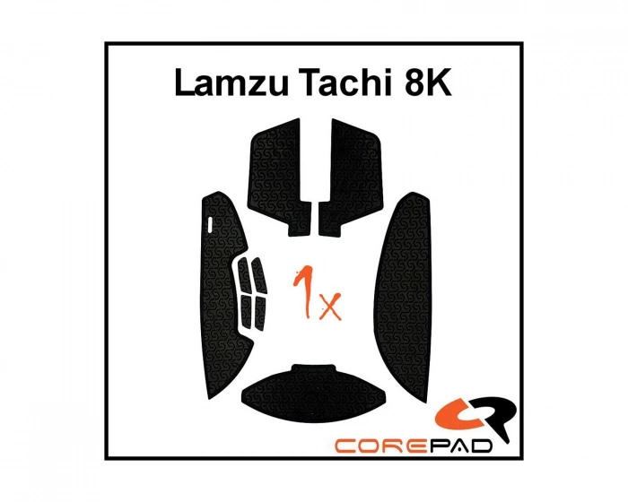 Corepad Soft Grips for Lamzu Tachi 8K - Black