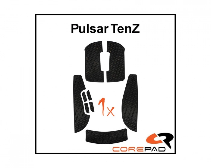 Corepad Soft Grips for Pulsar TenZ Signature Edition - Black