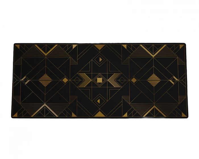 GMK CYL Black & Gold - Golden Angles Deskmat 2XL
