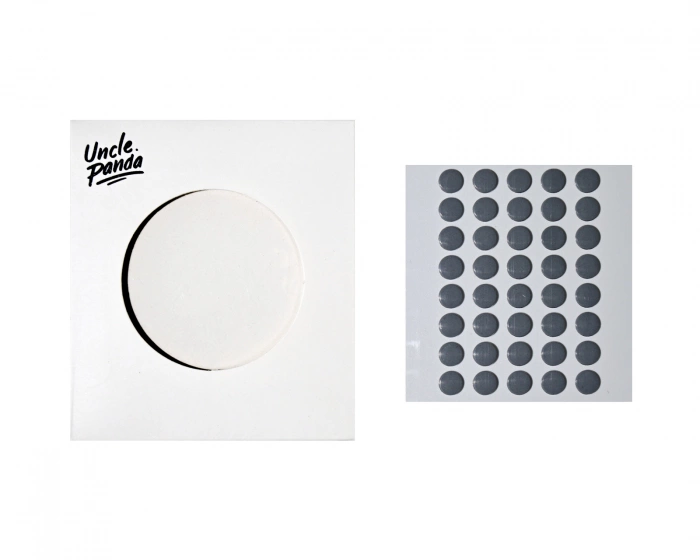 Uncle Panda Spirit Dots - Grey - 40 pcs