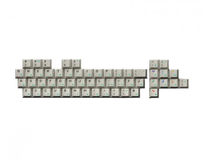 KBDfans PBTfans Block Game - Alpha kit
