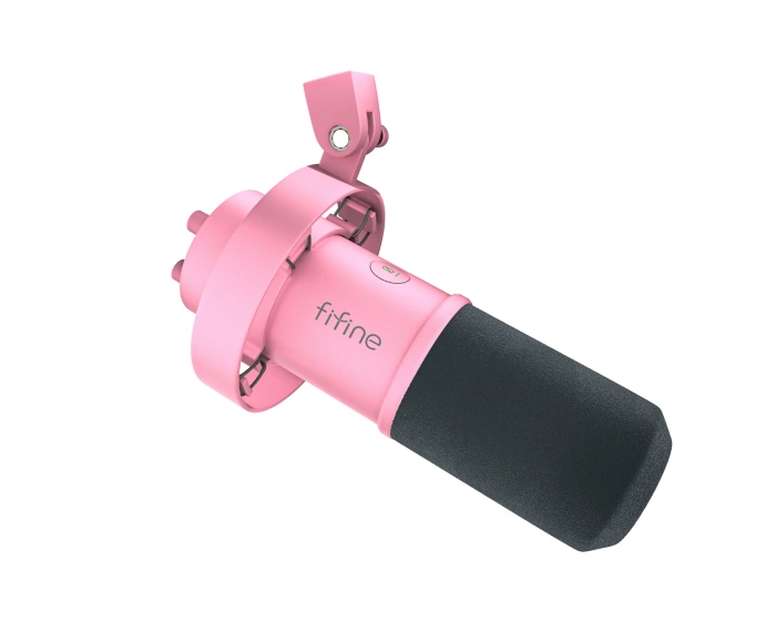 Fifine K688 USB / XLR Dynamic Microphone - Pink
