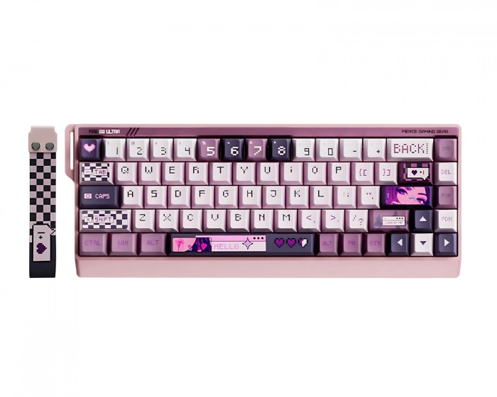 FGG FIRE68 Ultra Magnetic HE ANSI Keyboard [Gateron Jade Pro] - Hallo Rose