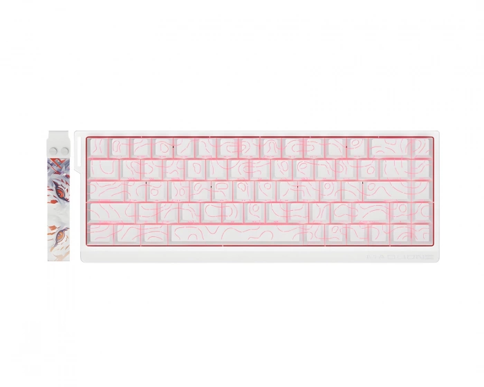 FGG MAD68 Flagship HE V2 ANSI Keyboard [TTC Magneto] - White