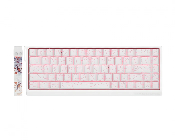 FGG MAD60 Flagship HE ANSI Keyboard [Magnetic Amber PRO] - White