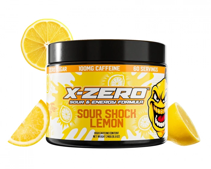 X-Gamer X-Zero Sour Shock Lemon - 60 Servings