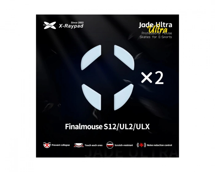 X-raypad Jade Ultra Skates for Final Mouse S12/UL2/ULX