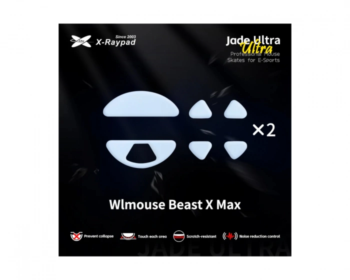 X-raypad Jade Ultra Skates for WLmouse Beast X Max