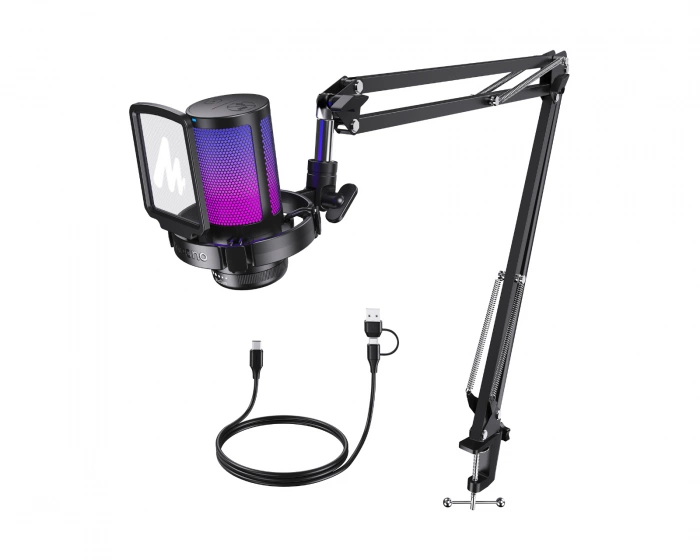 Maono DGM20S Gaming Microphone RGB - Black