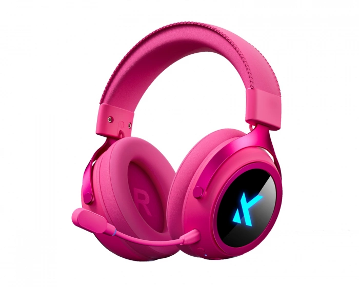 MCHOSE X9 Wireless Gaming Headset - Rose Red