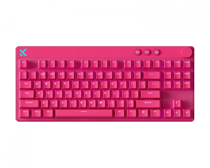 MCHOSE Mix 87 Hall Effect Magnetic Gaming Keyboard ANSI - Rose Red