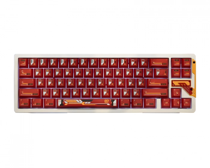 Chilkey Slice68 HE Gaming Keyboard [WS Flux Clacky] - Red
