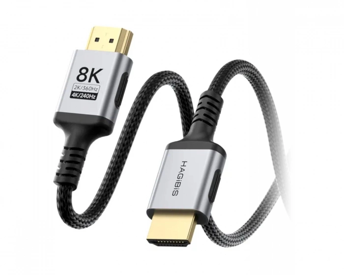 Hagibis Ultra Soft High Speed 8K HDMI Cable – 2 m