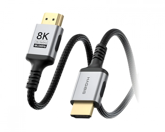 Hagibis Ultra Soft High Speed 8K HDMI Cable – 2 m