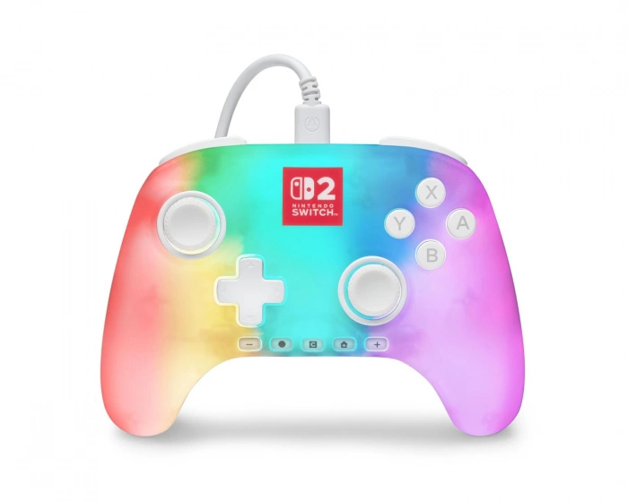 PowerA Advantage Wired Controller for Nintendo Switch 2 - White (Lumectra)