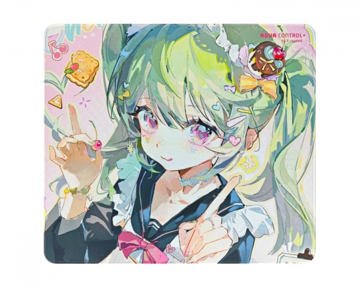 X-raypad Aqua Control Plus Gaming Mousepad - Mint Pink - XL