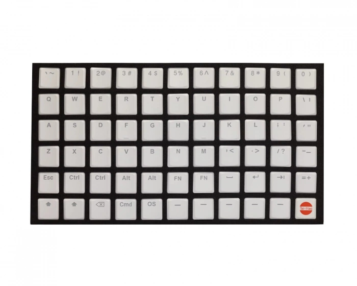Tai-Hao THT Doubleshot PBT Backlit Low-Profile 65-Key - MX - White