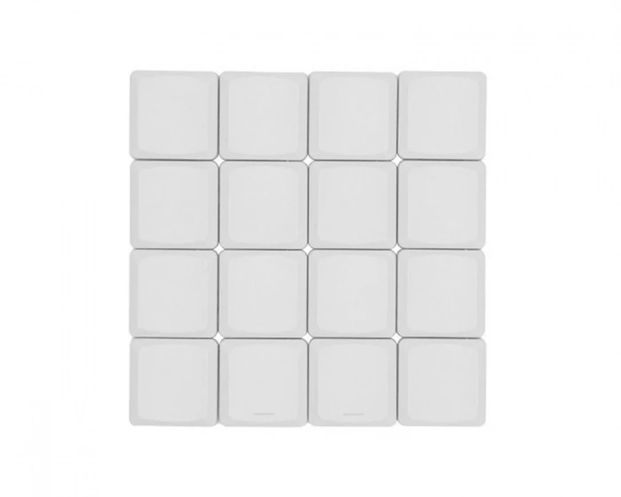 Tai-Hao THT Doubleshot PBT Shine-through Low-Profile 18-Key - MX - White