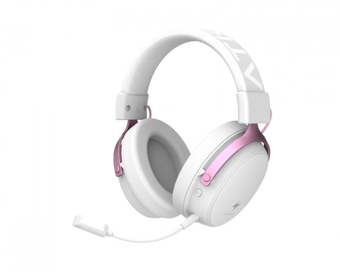 ATK N9 Ultra Wireless Gaming Headset - White Pink