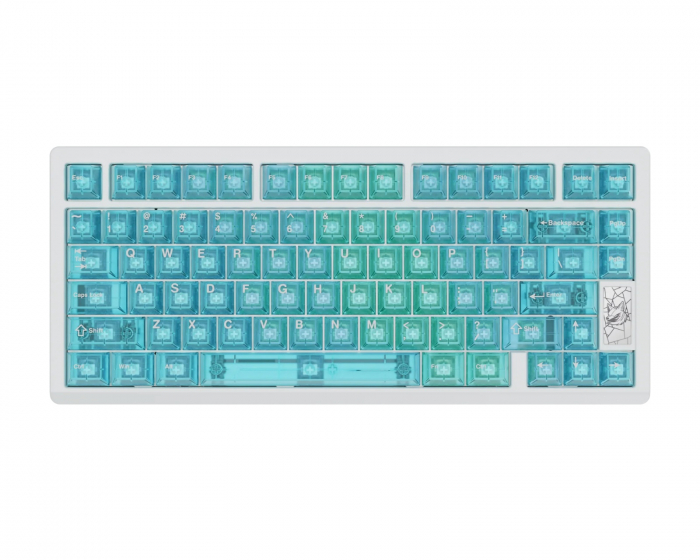 Chilkey Slice75 HE Gaming Keyboard ANSI – White