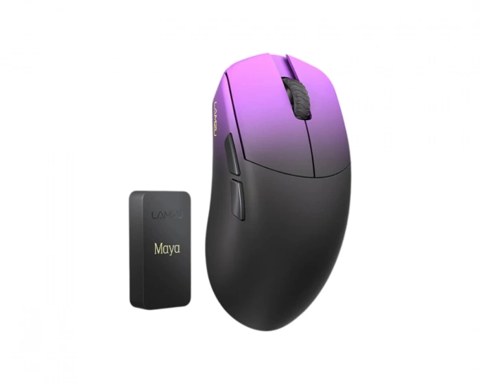 Lamzu Maya Wireless Gaming Mouse – Purple Shadow [Champion Edition]