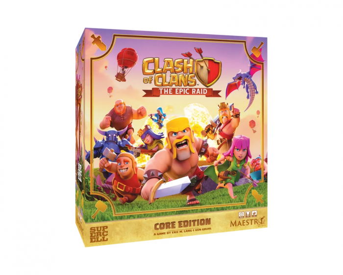  Clash of Clans: The Epic Raid - Board Game (English)